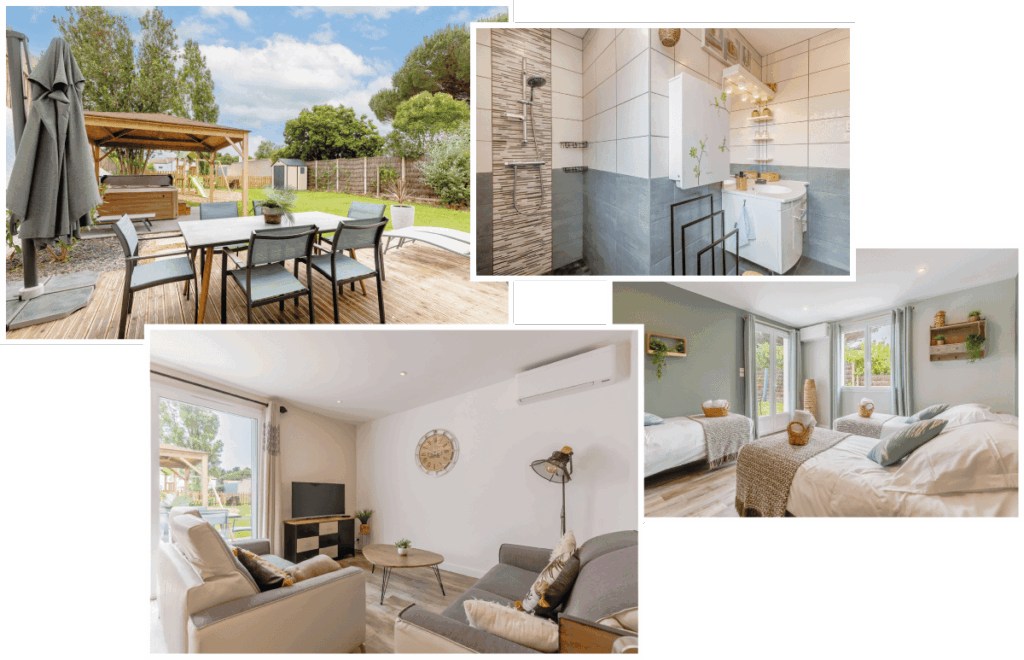 Montage photo petit gîte