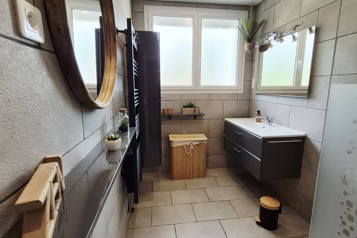 Salle de bain gîte | Escale Islaise